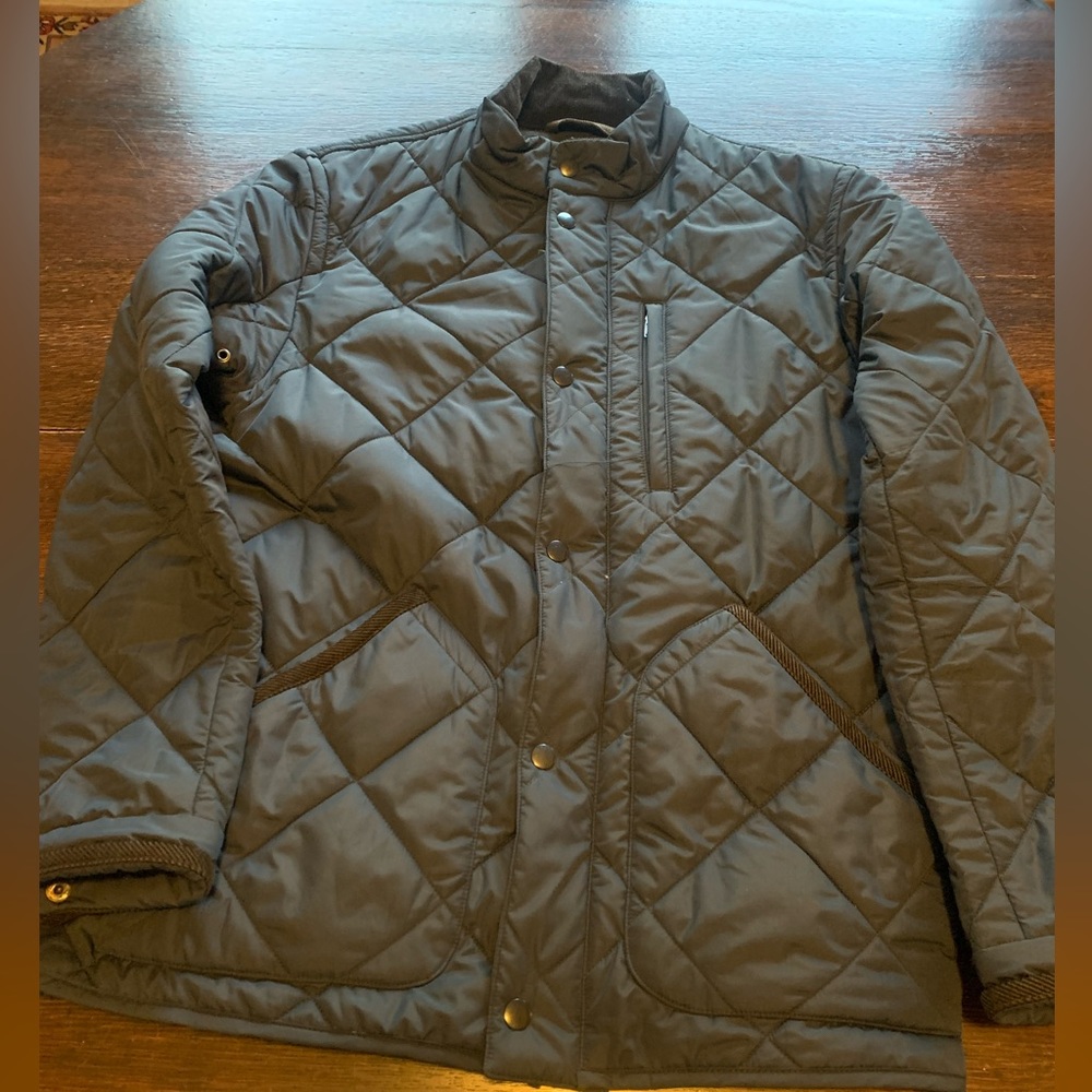 J. Crew Navy Blue Primaloft Sussex Men's Quilted Jacket Size Small